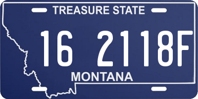 MT license plate 162118F