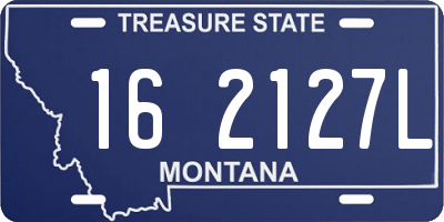 MT license plate 162127L