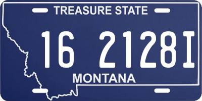 MT license plate 162128I