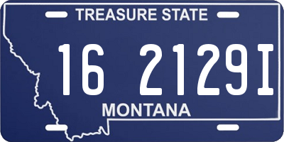 MT license plate 162129I