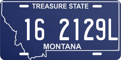 MT license plate 162129L