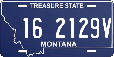 MT license plate 162129V
