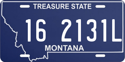 MT license plate 162131L
