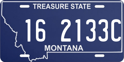 MT license plate 162133C