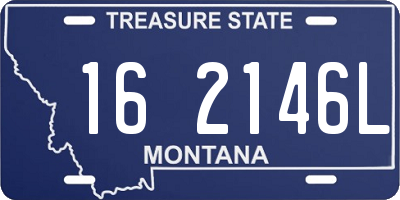 MT license plate 162146L