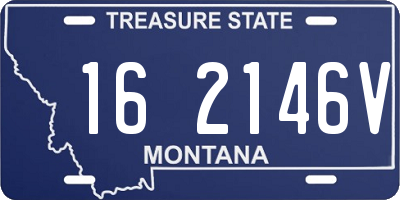 MT license plate 162146V