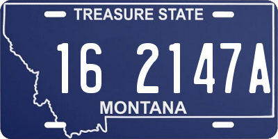 MT license plate 162147A