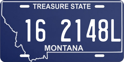 MT license plate 162148L