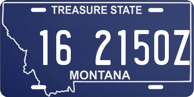 MT license plate 162150Z