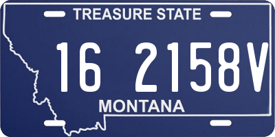 MT license plate 162158V