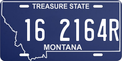 MT license plate 162164R