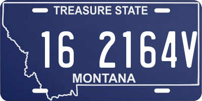 MT license plate 162164V