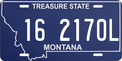 MT license plate 162170L