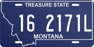 MT license plate 162171L