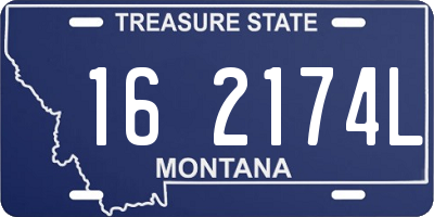 MT license plate 162174L