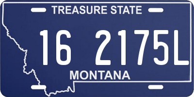 MT license plate 162175L