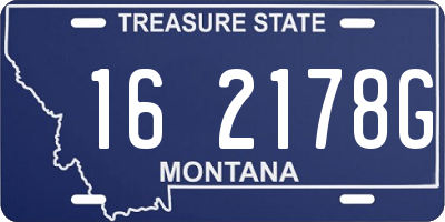 MT license plate 162178G