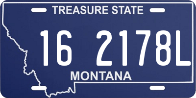 MT license plate 162178L