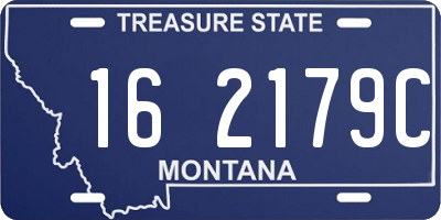 MT license plate 162179C