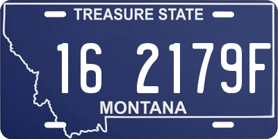 MT license plate 162179F