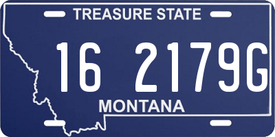 MT license plate 162179G