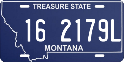 MT license plate 162179L