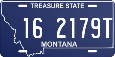 MT license plate 162179T