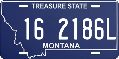 MT license plate 162186L
