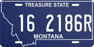 MT license plate 162186R