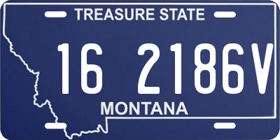 MT license plate 162186V