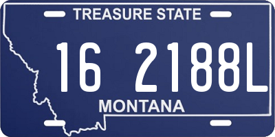 MT license plate 162188L