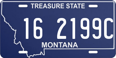 MT license plate 162199C