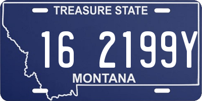 MT license plate 162199Y