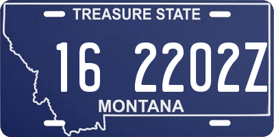 MT license plate 162202Z