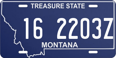 MT license plate 162203Z