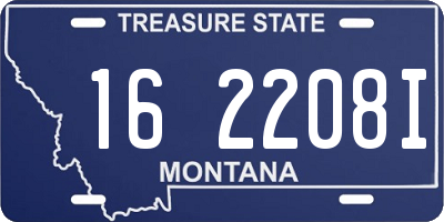 MT license plate 162208I