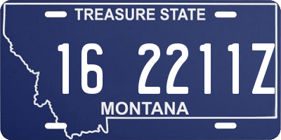 MT license plate 162211Z