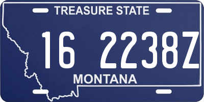 MT license plate 162238Z