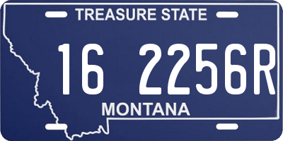 MT license plate 162256R