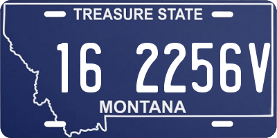 MT license plate 162256V