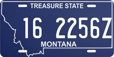 MT license plate 162256Z