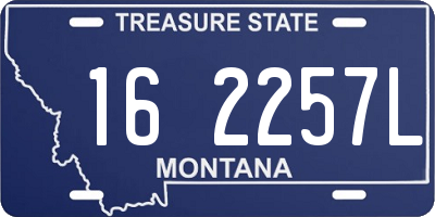 MT license plate 162257L
