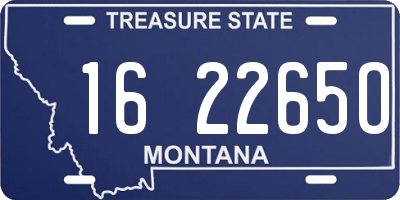 MT license plate 162265O