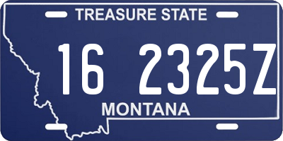 MT license plate 162325Z