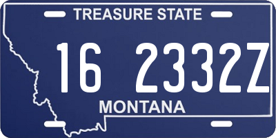 MT license plate 162332Z