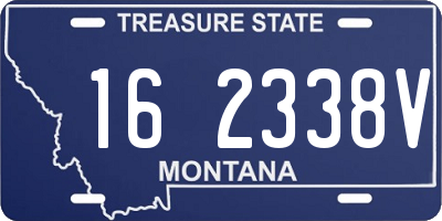 MT license plate 162338V