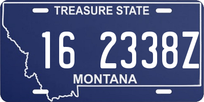 MT license plate 162338Z