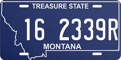 MT license plate 162339R