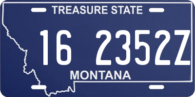 MT license plate 162352Z