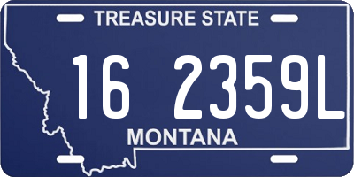 MT license plate 162359L